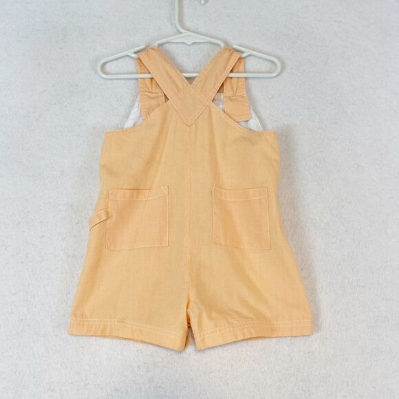 Petit Ami Smocked Romper Pirate Baby Boy Sz 18M Orange Beach Coastal Maritime - Picture 3 of 4